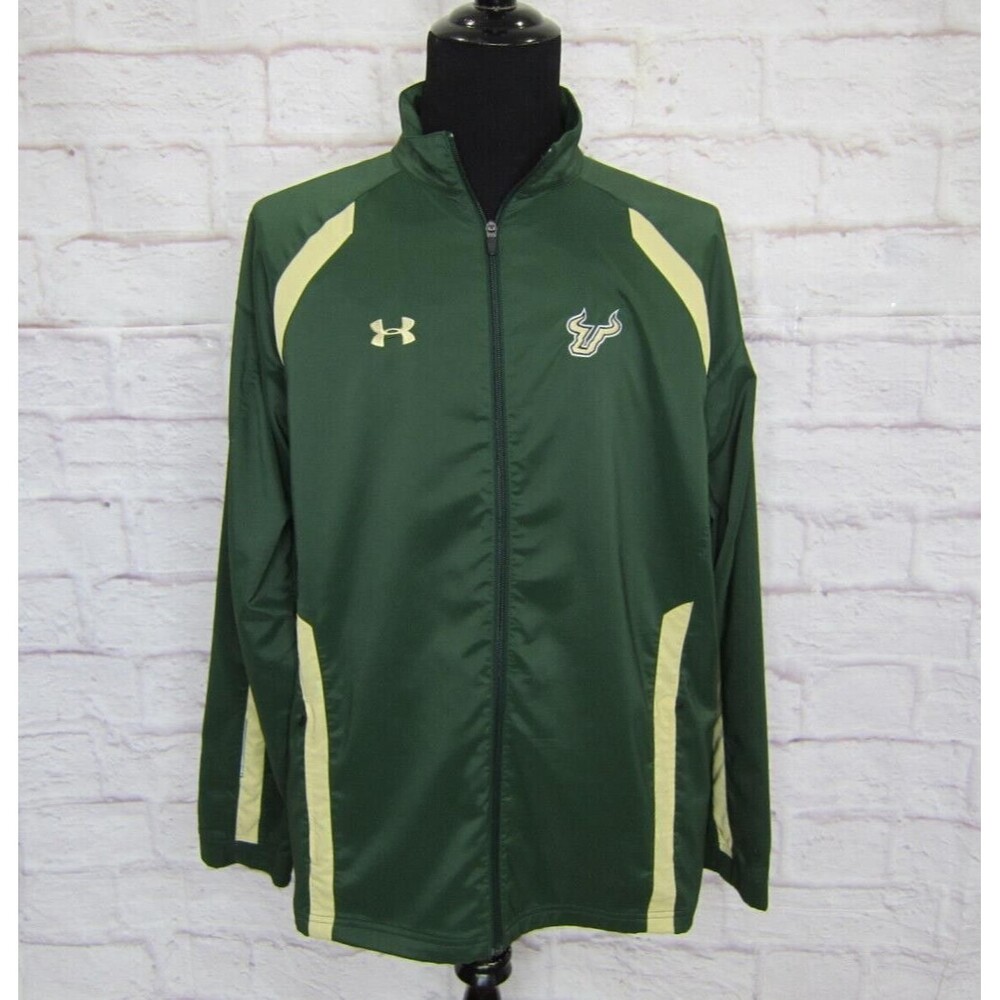 USF University of South Florida Bulls Track Jacket Under Armour men's XL NCAA